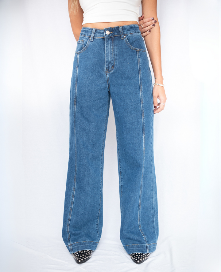 High Rise Denim Jeans Medium