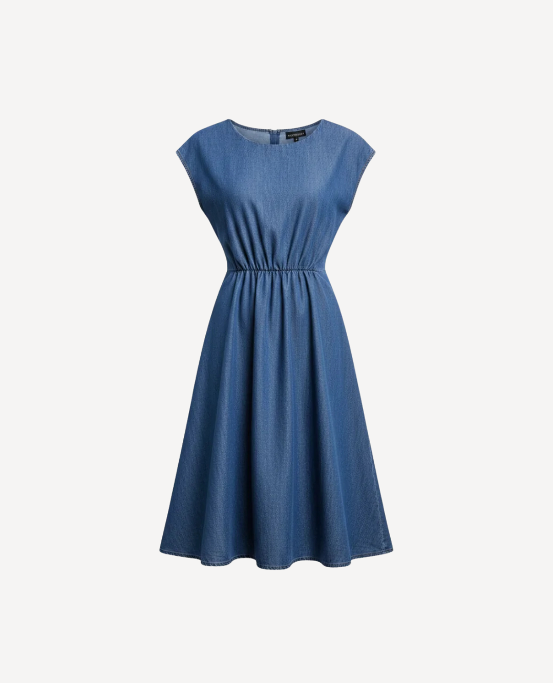 Vestido Midi Denim Azul