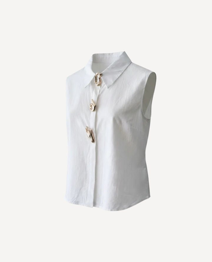 Camisa Sisa Popelina Blanca