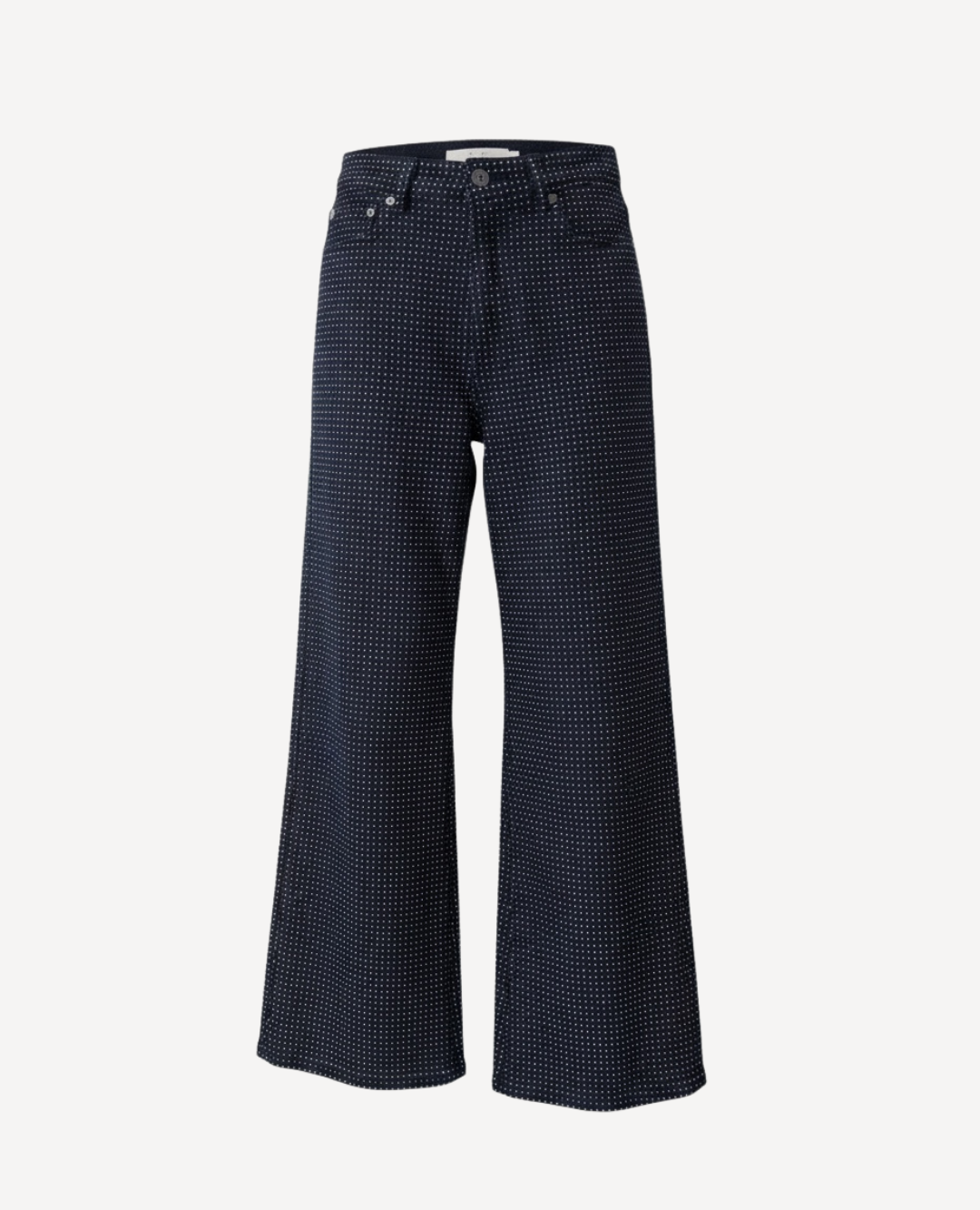 Pantalón Ancho Brillo negro