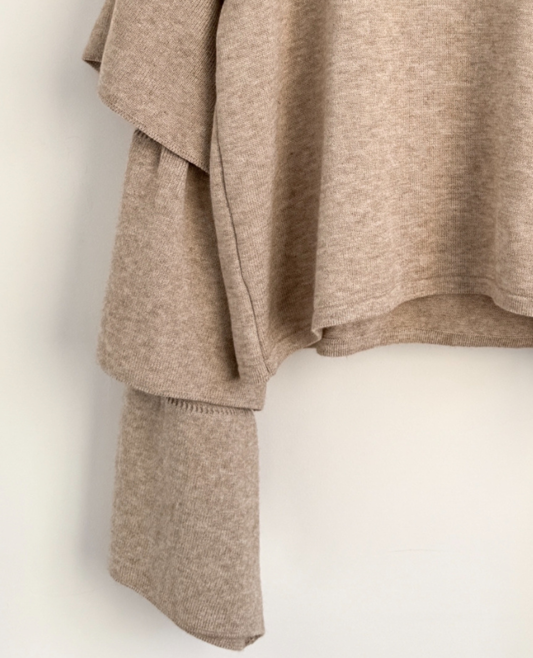 Saco Cuello Redondo Boleros Taupe