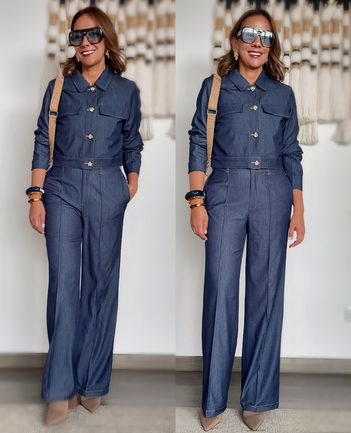 Chaqueta indigo Dark Blue