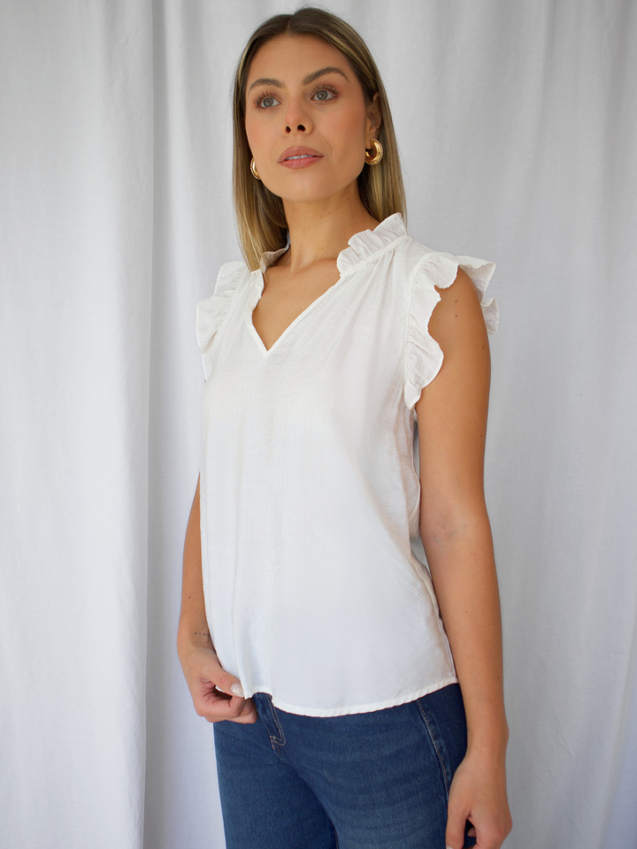 Blusa Manga Bolero Liz Crema