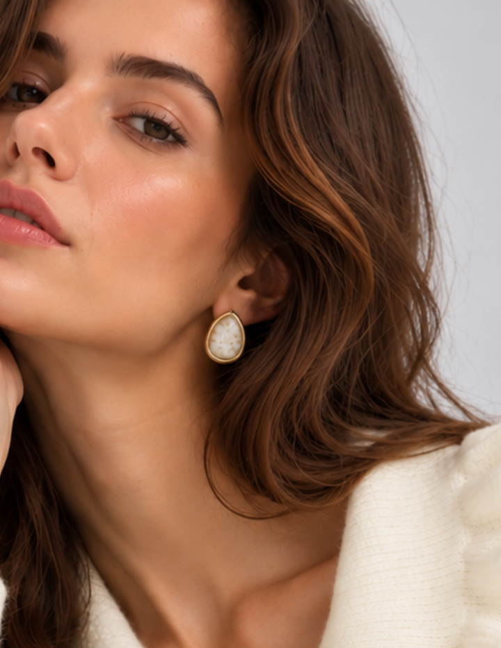 Aretes Gota Destellos