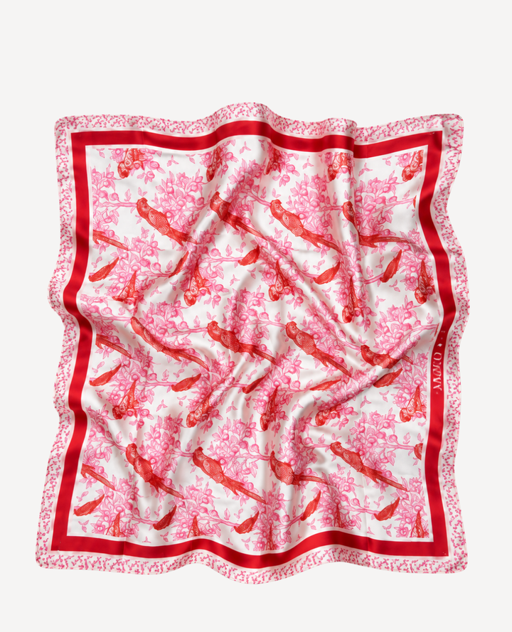 Pañoleta rosa loro