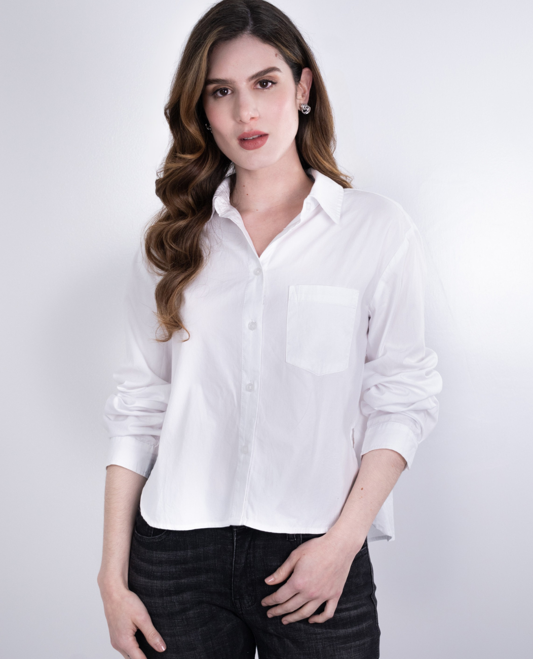 Camisa Popelina Blanca
