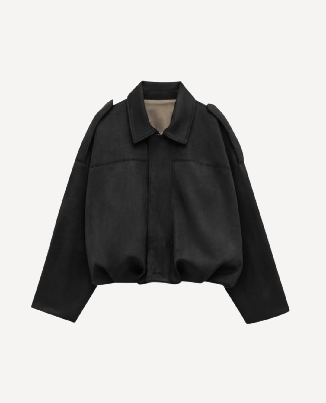 Chaqueta Bomber Negra