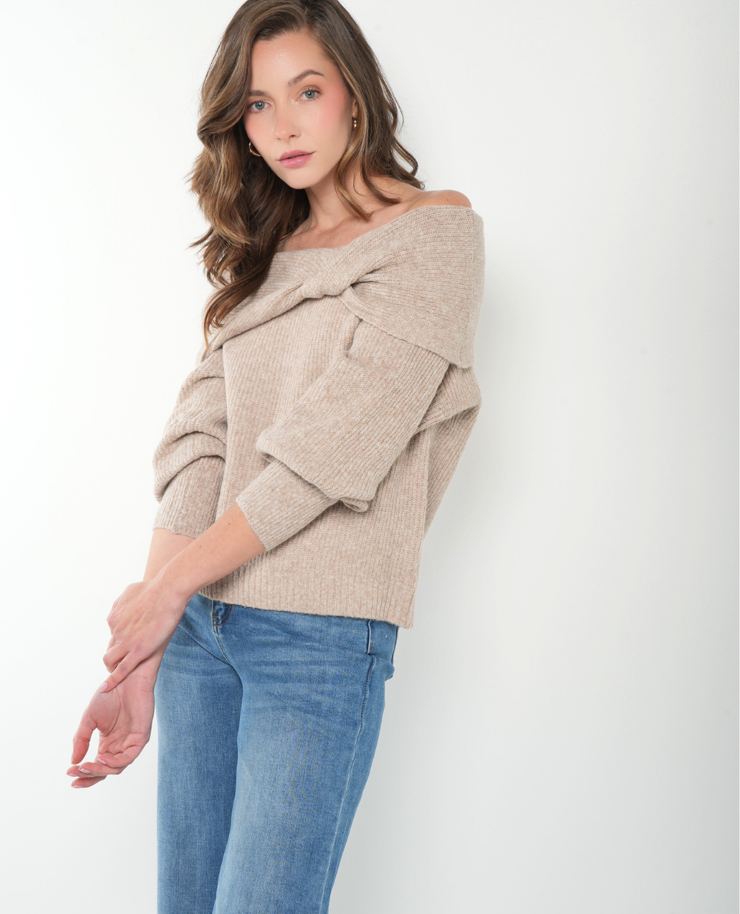 Saco bandeja Nudo Taupe