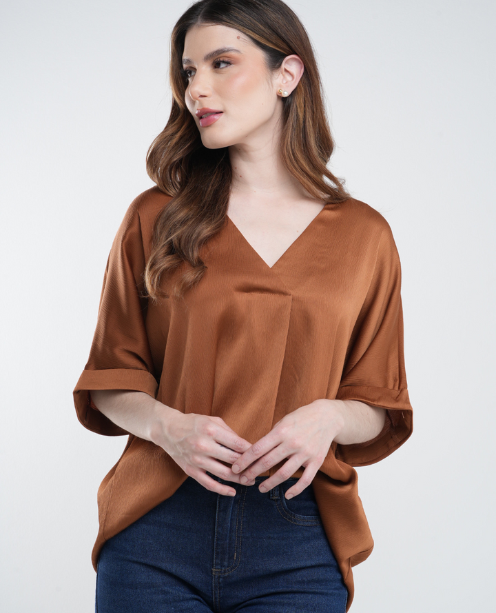 Blusa En seda Oversize