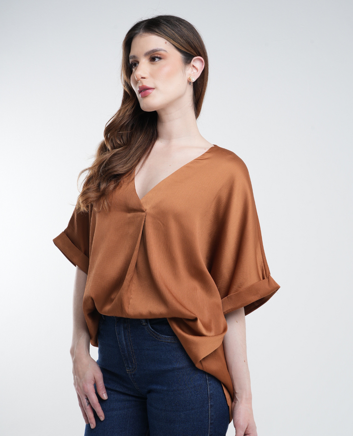 Blusa En seda Oversize