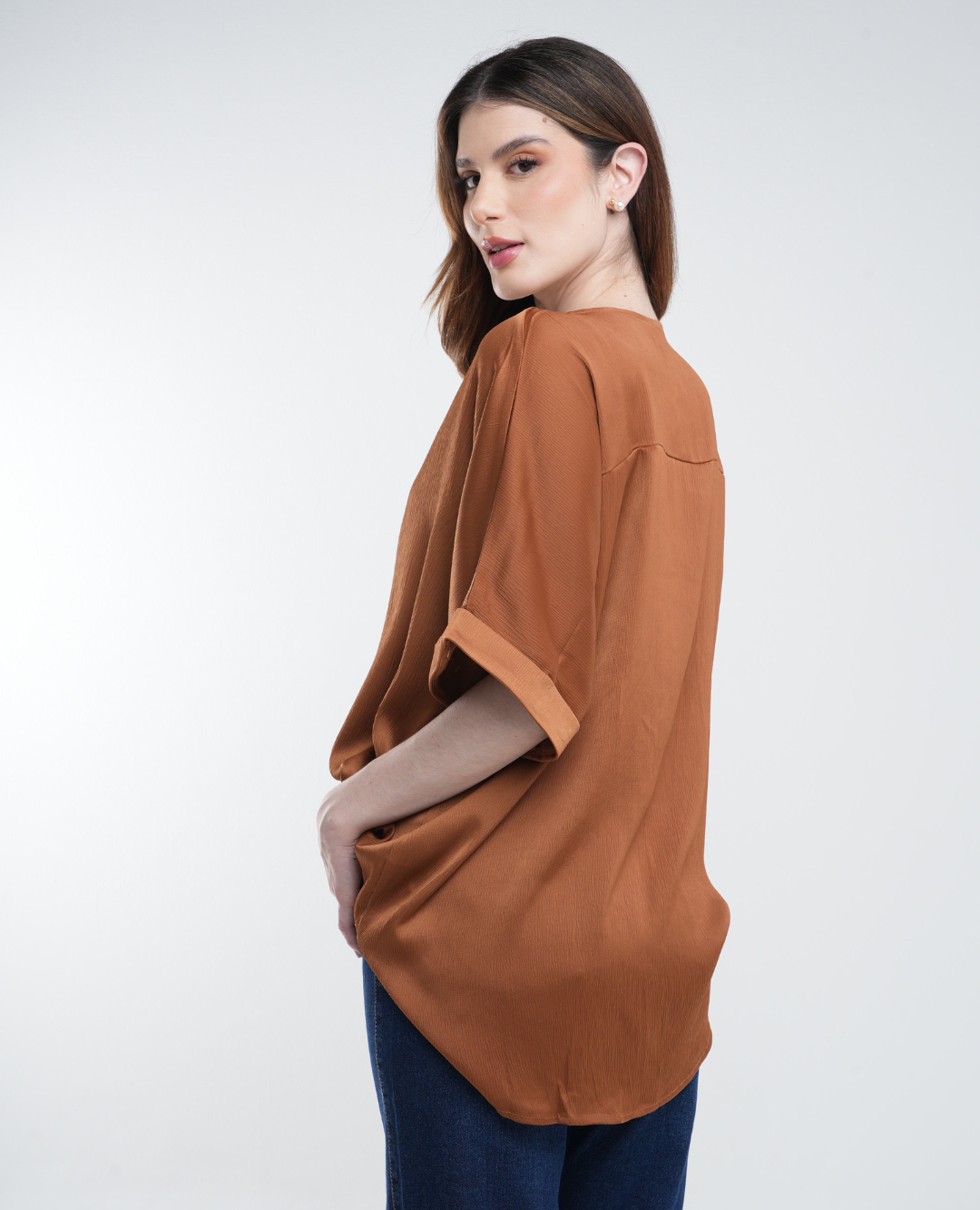 Blusa En seda Oversize