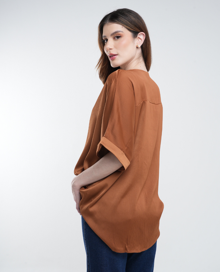 Blusa En seda Oversize