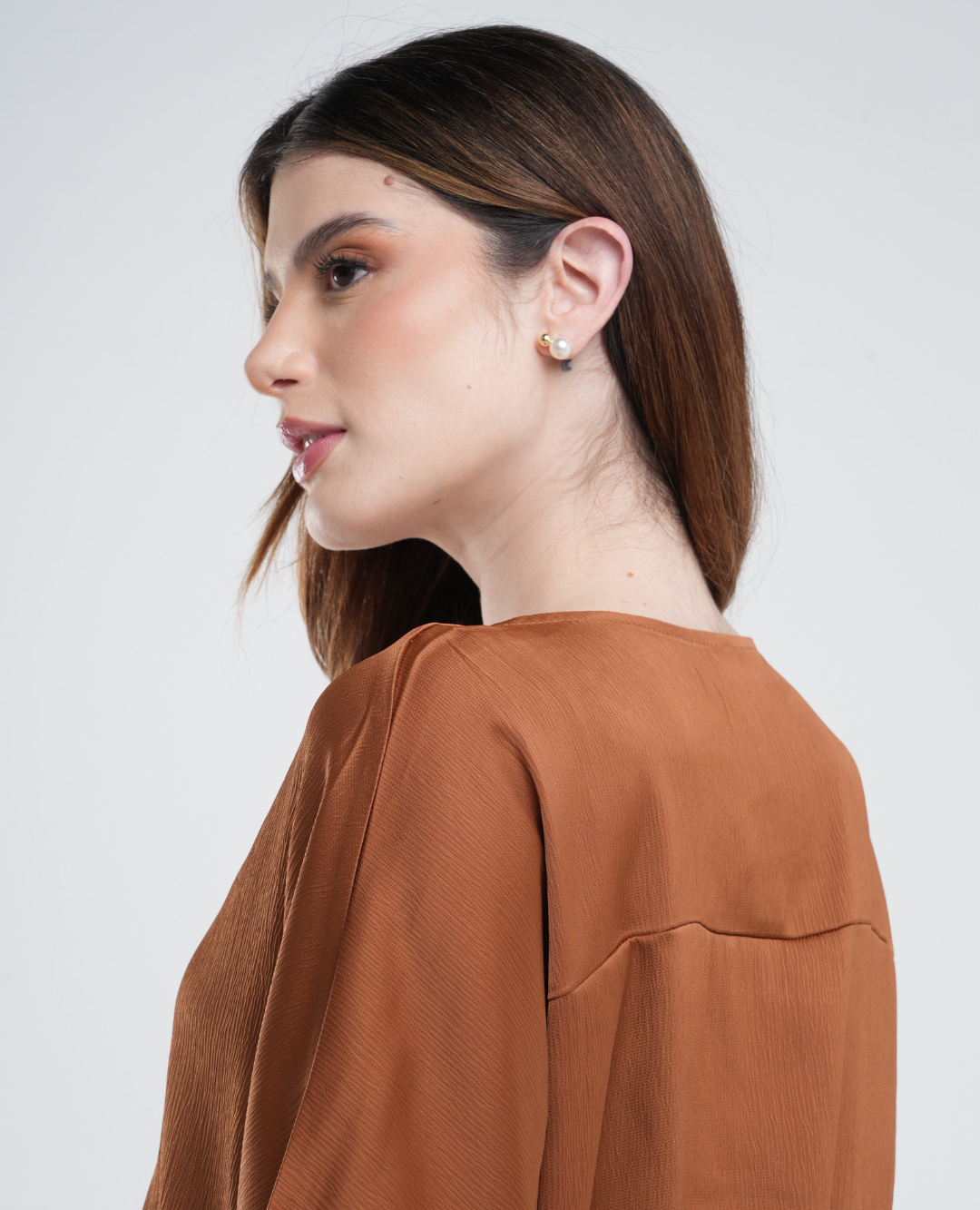 Blusa En seda Oversize