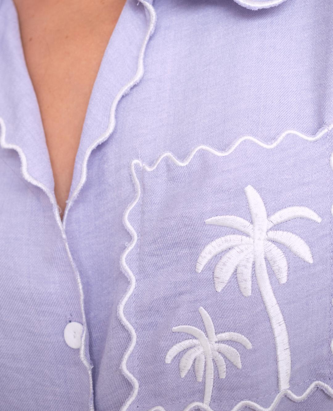Blusa Palmera Lila