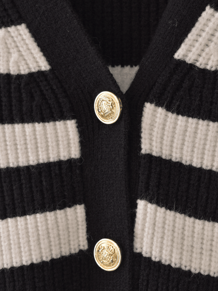 Cardigan Rayas- Botones