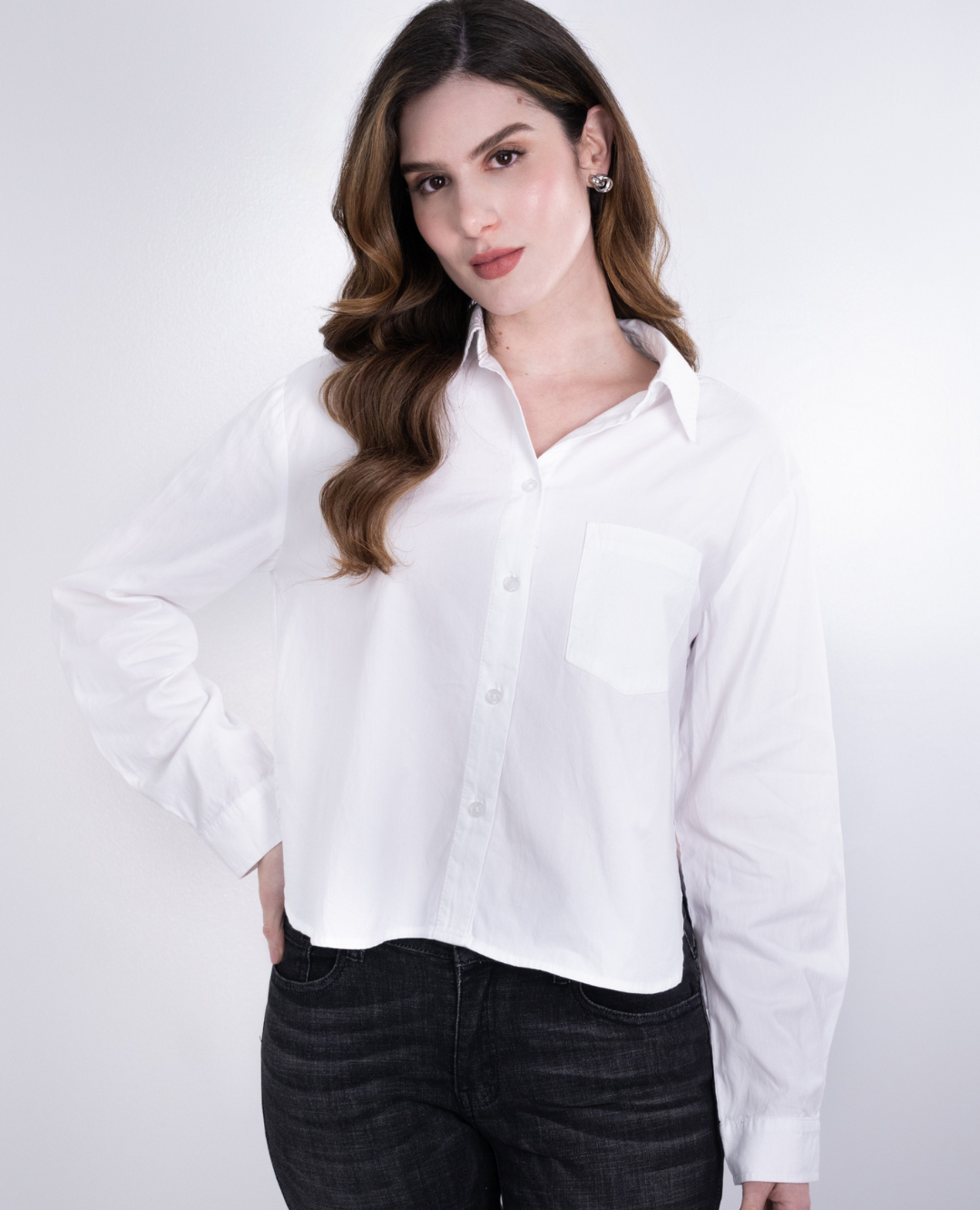 Camisa Popelina Blanca