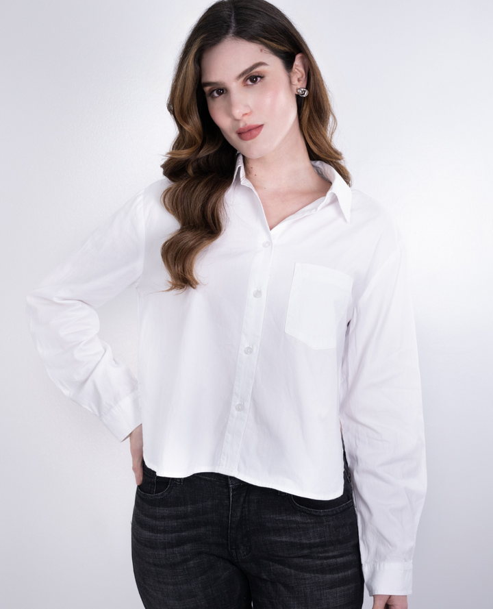 Camisa Popelina Blanca
