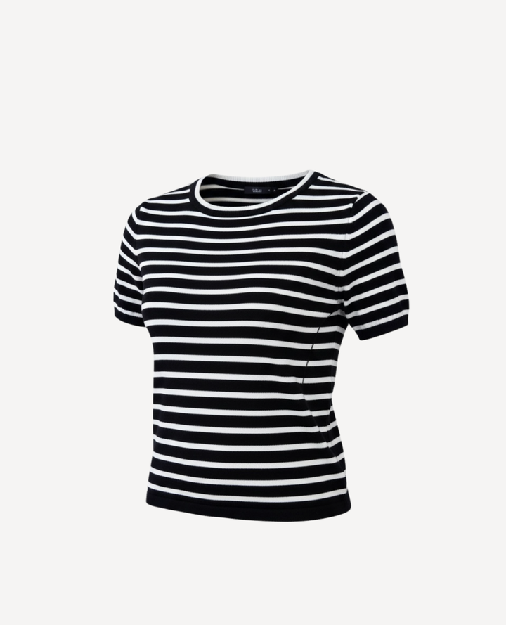 Básico tejido rayas negro