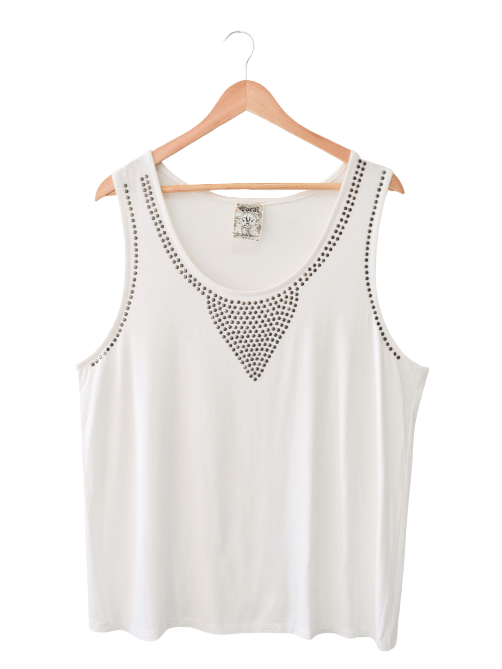 T shirt Viscosa Taches Blanca