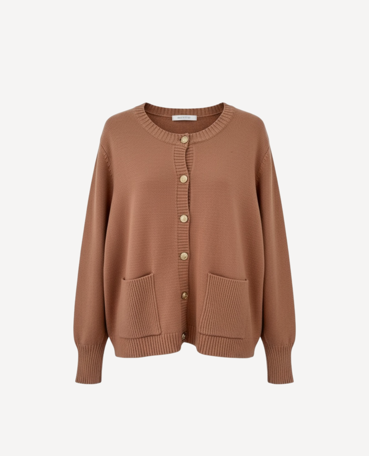 Cardigan chanel camel