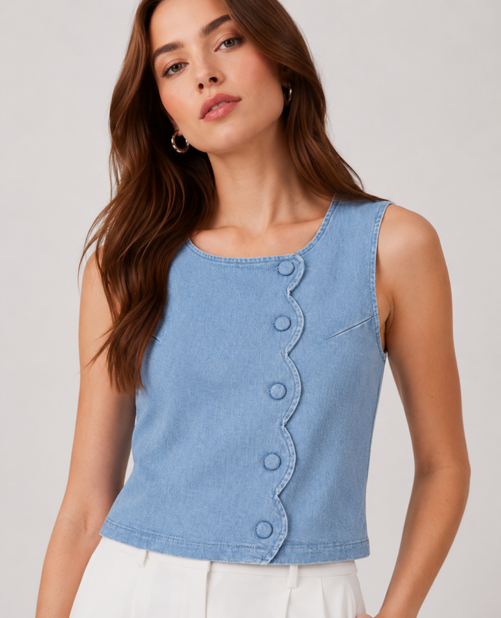 Chaleco Denim Moras