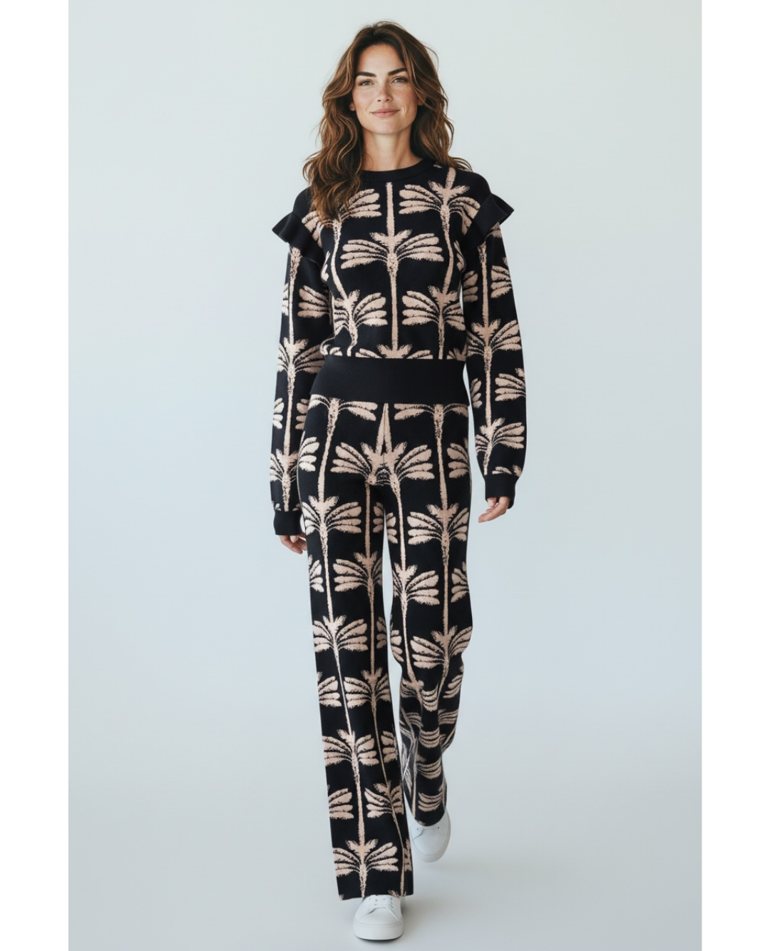 Saco tejido palmeras