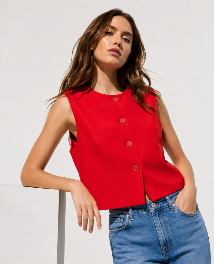 Chaleco Formal Rojo