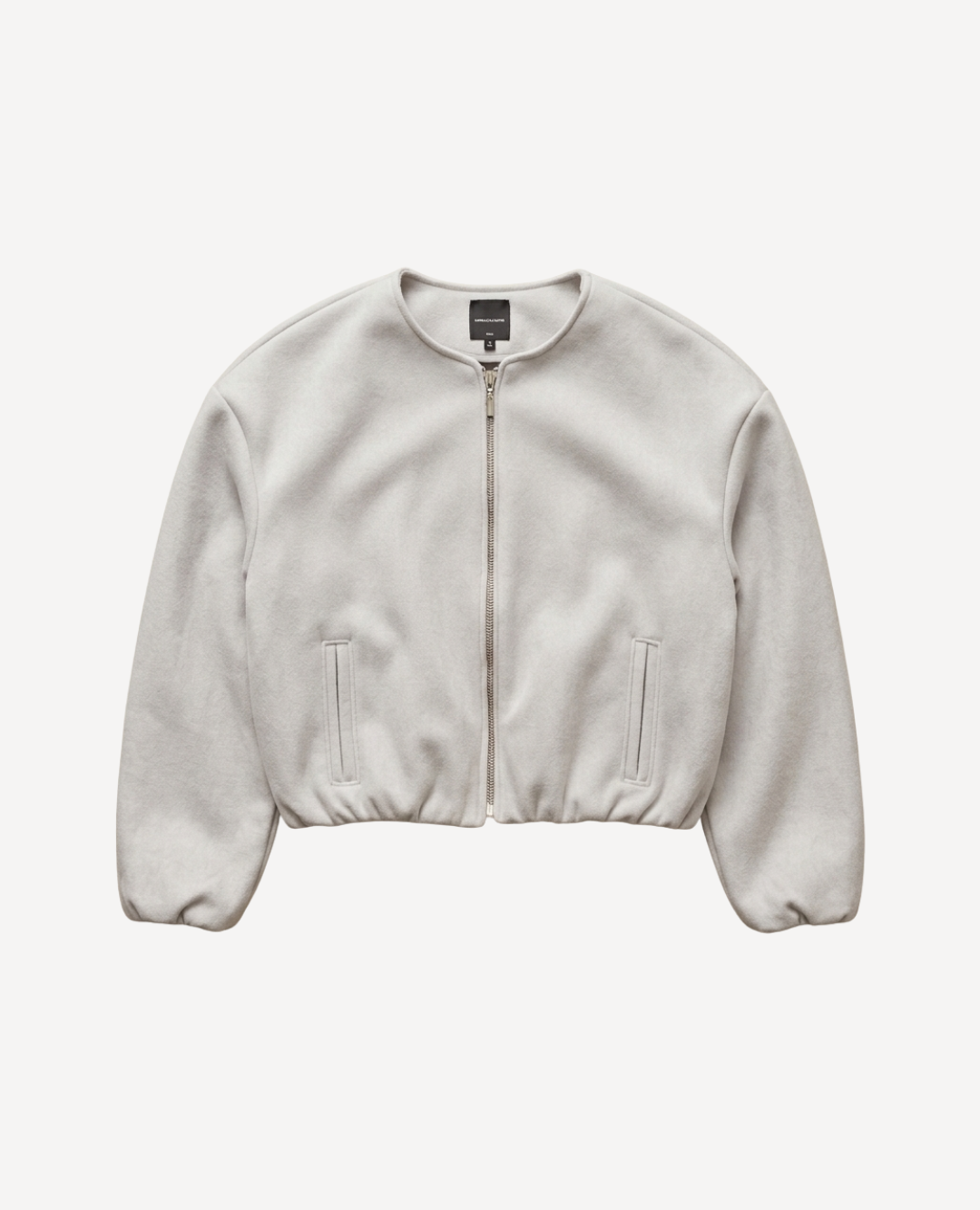 Chaqueta Paño Gris Claro
