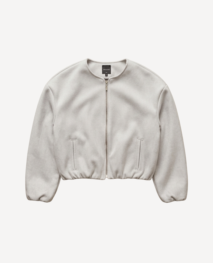 Chaqueta Paño Gris Claro
