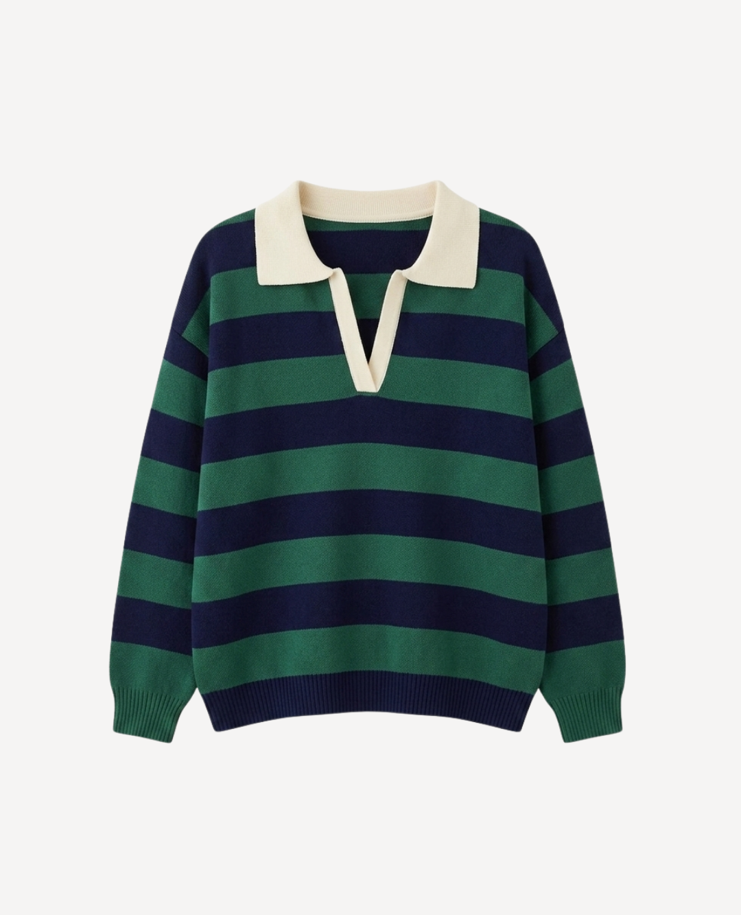 Saco Stripes Verde Azul oscuro