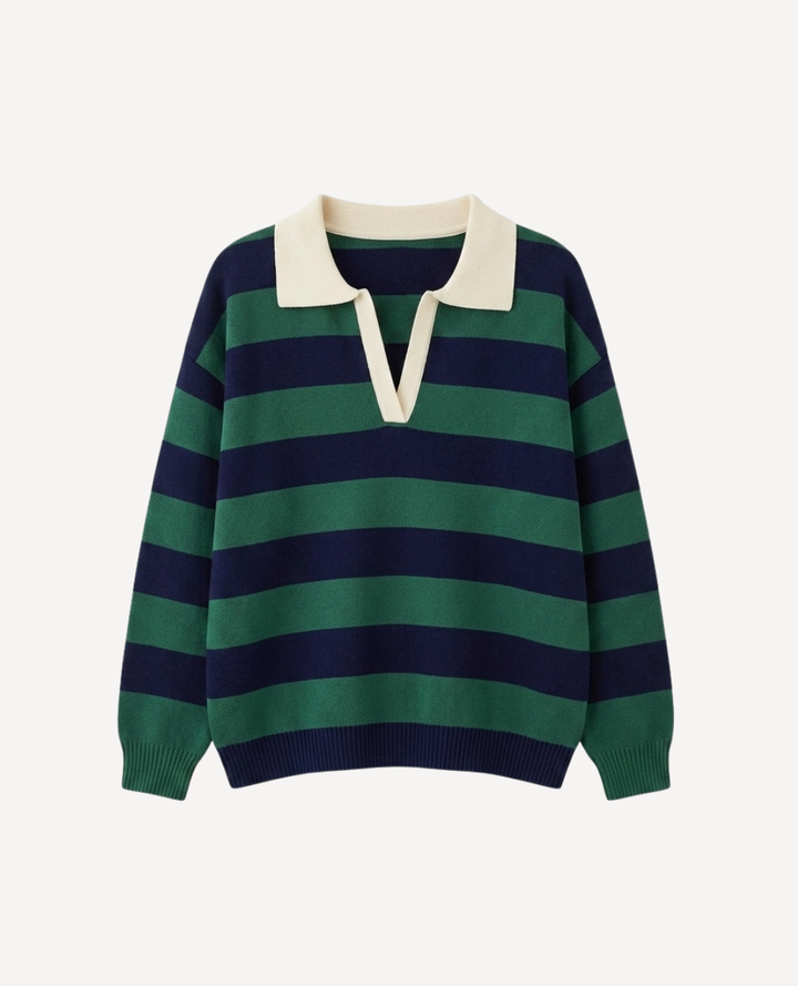 Saco Stripes Verde Azul oscuro
