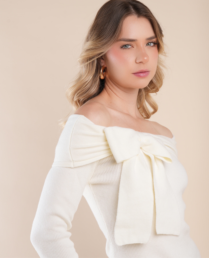 Saco Moño Bandeja Marfil