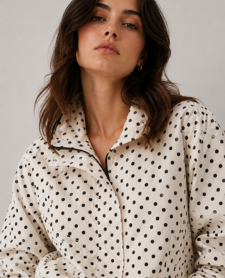 Chaqueta Polka Dots Blanca