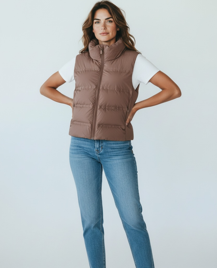 Chaleco Puff Chocolate