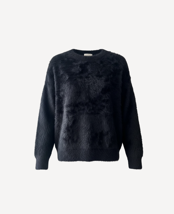 Saco Cuello redondo Peludo