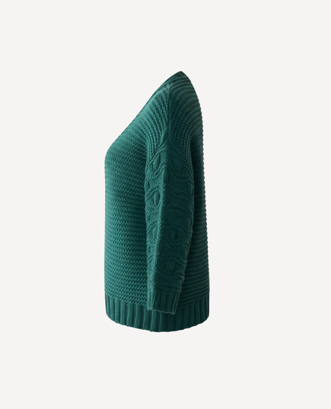 Cardigan Tejido Verde Pino