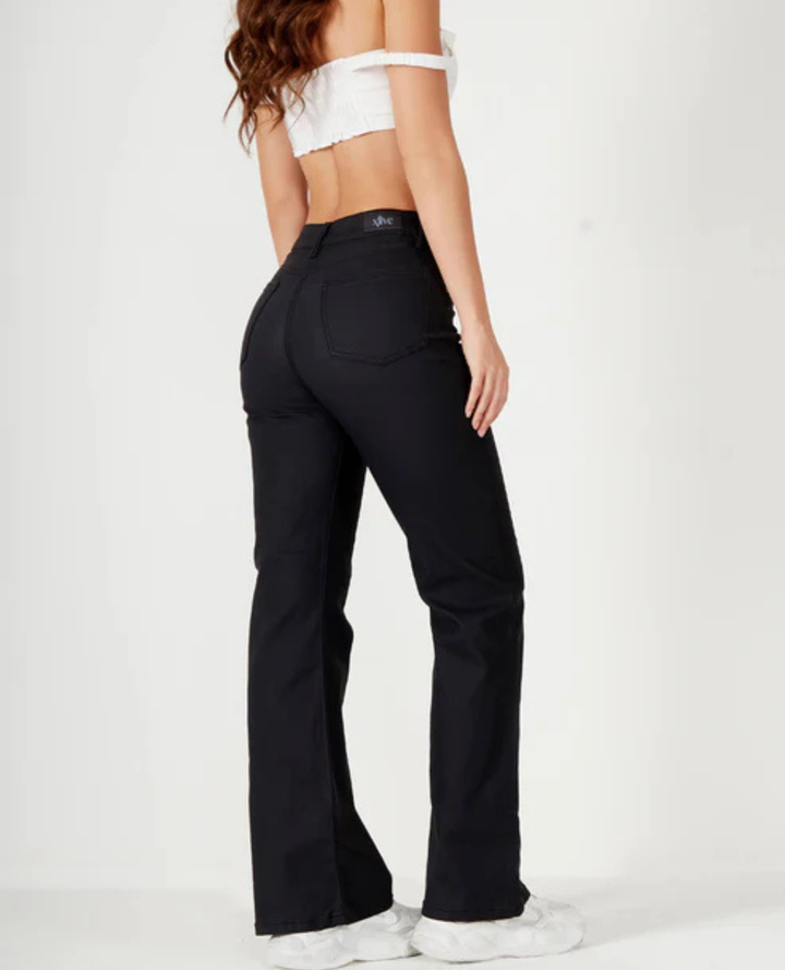 Pantalon mom flare shop