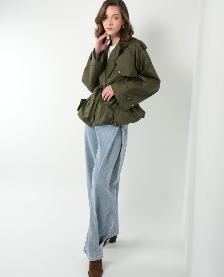 Gabardina Globo Verde