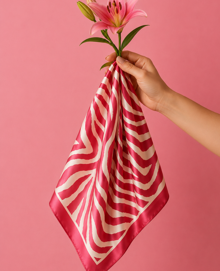 Pañoleta Zebra Fucsia