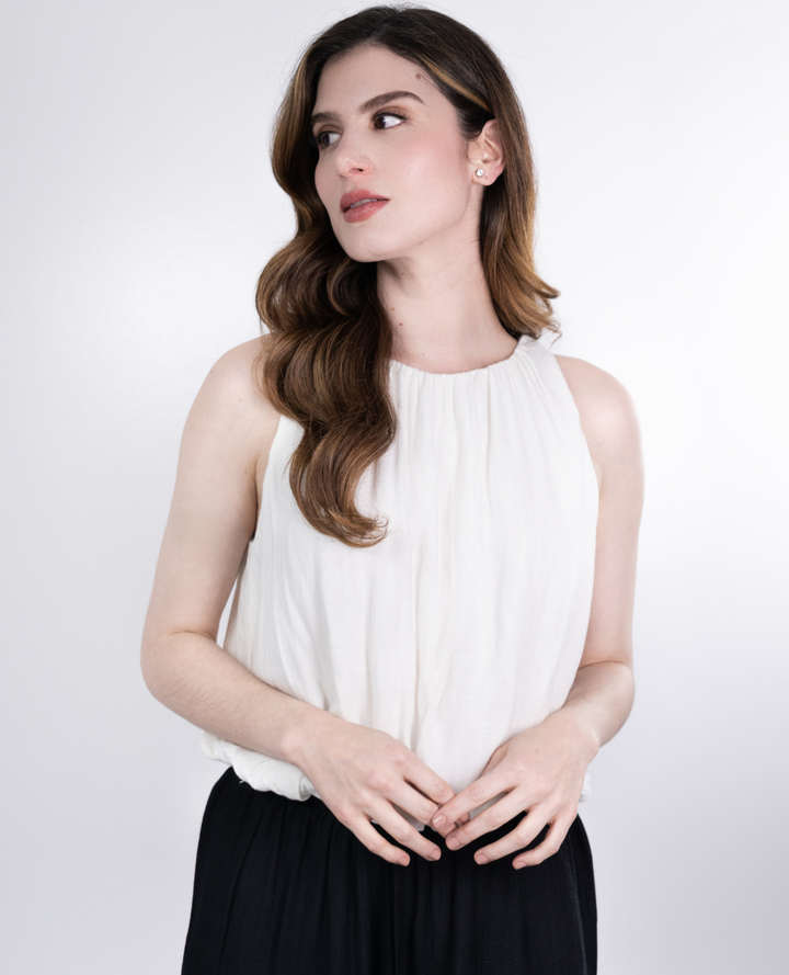 Halter Globo Blanco