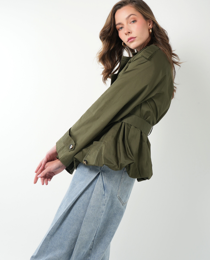 Gabardina Globo Verde