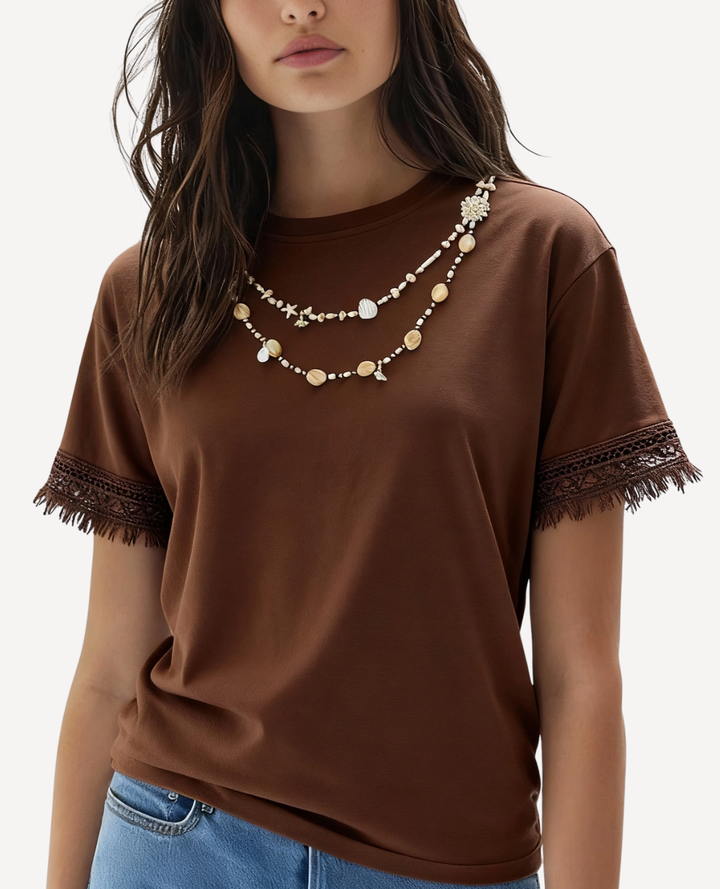 Camiseta Conchitas Chocolate