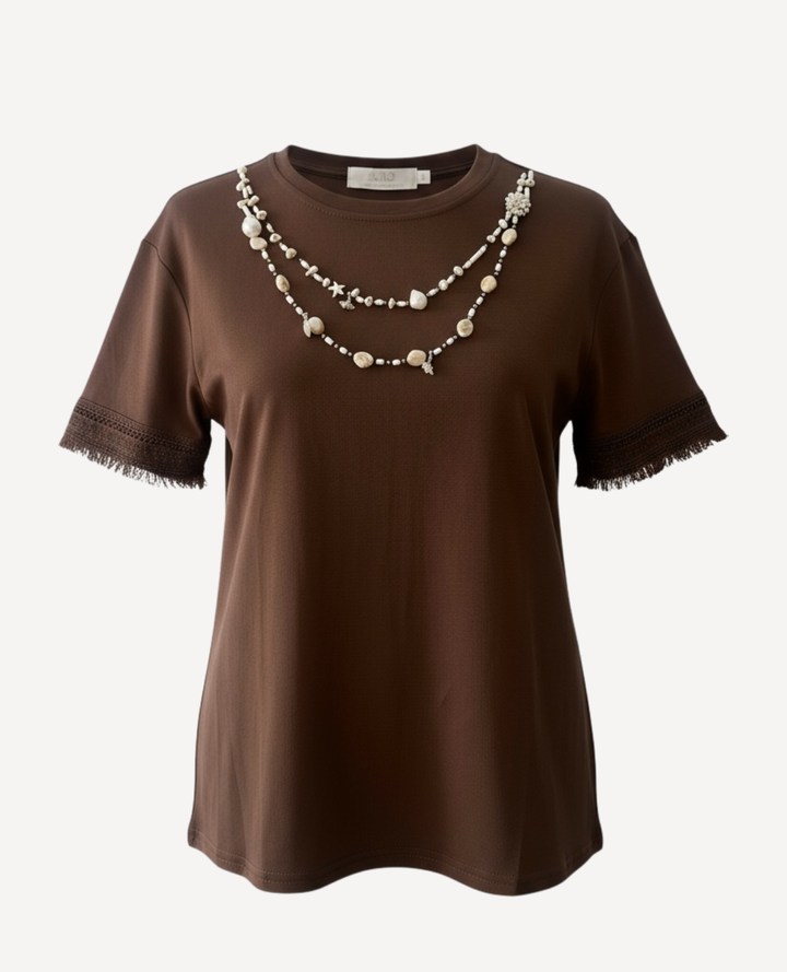 Camiseta Conchitas Chocolate