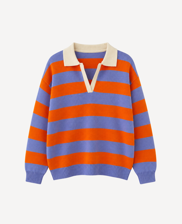 Saco stripes Boom Naranja Lila