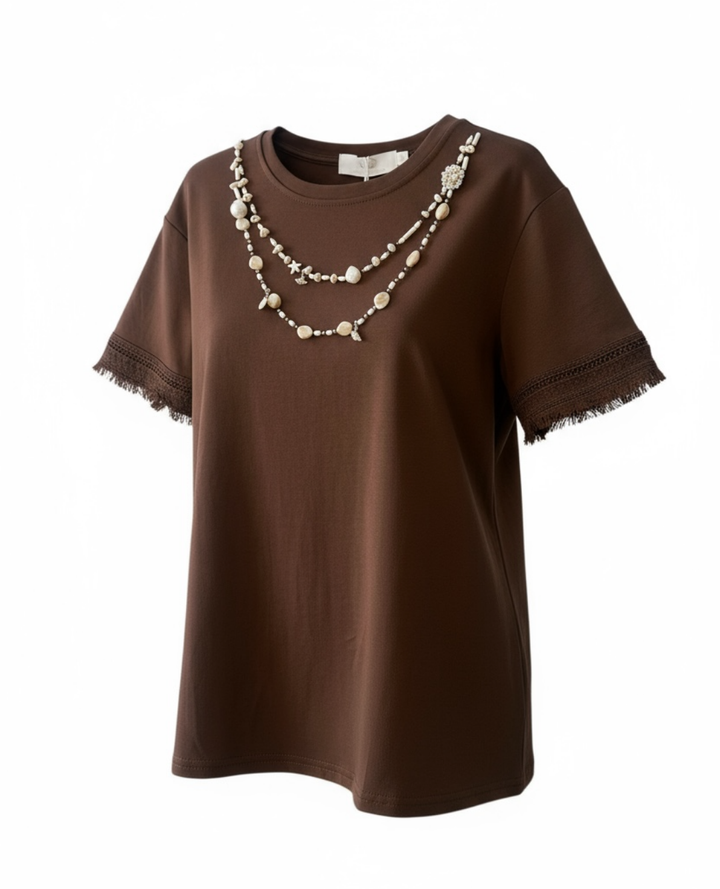 Camiseta Conchitas Chocolate