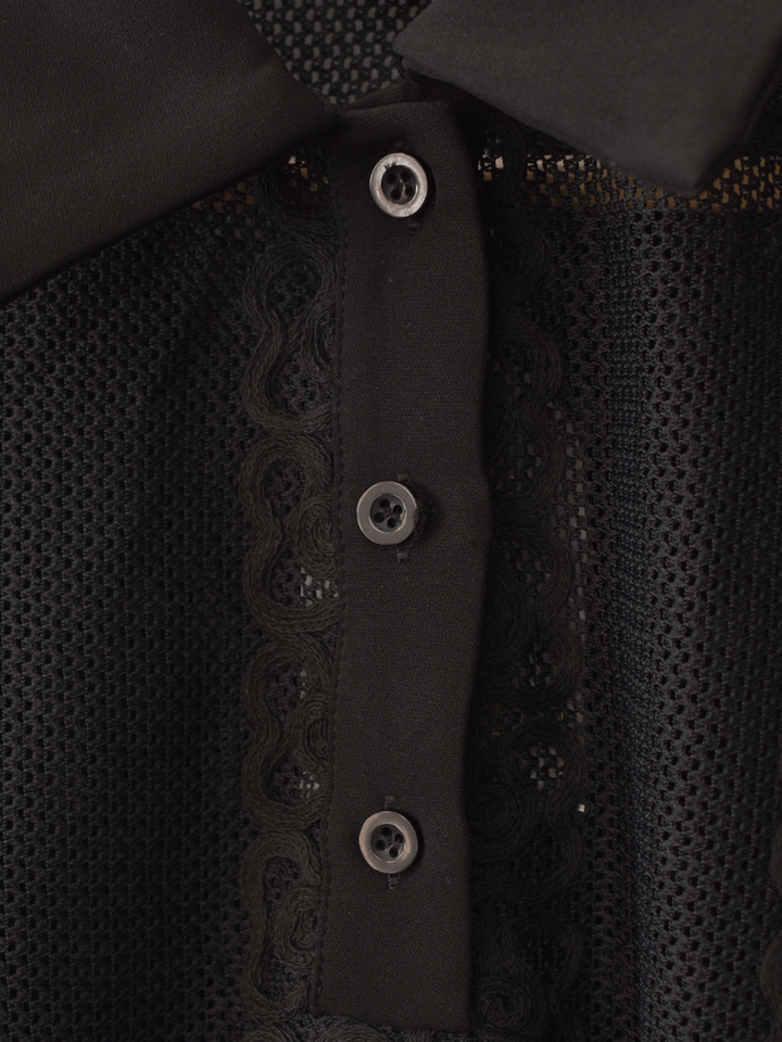 Set Hippie Flower Negro