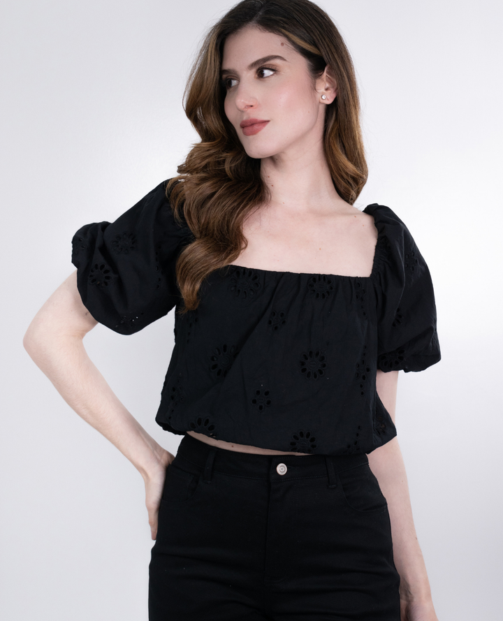 Top Ojalillo Negro