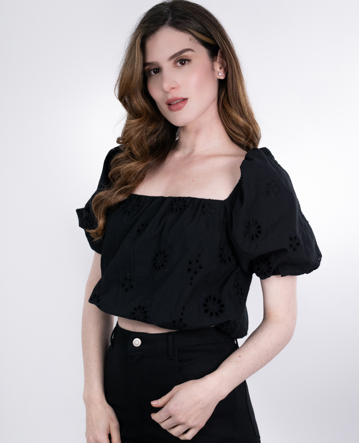 Top Ojalillo Negro