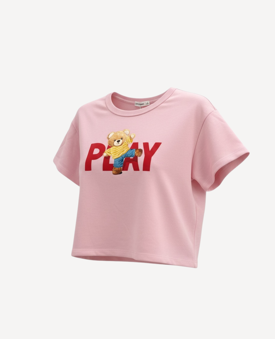 Camiseta Play Osito rosa