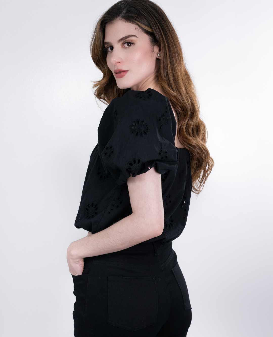 Top Ojalillo Negro